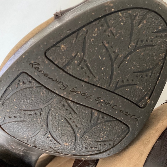 ANTHROPOLOGIE Naya Kasha Brown Leather/Suede Peep Toe Heeled Booties Size 10 - Picture 7 of 10